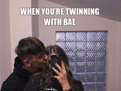 When you are twinning with BAE When you are twinning with bae -AffectionGuide